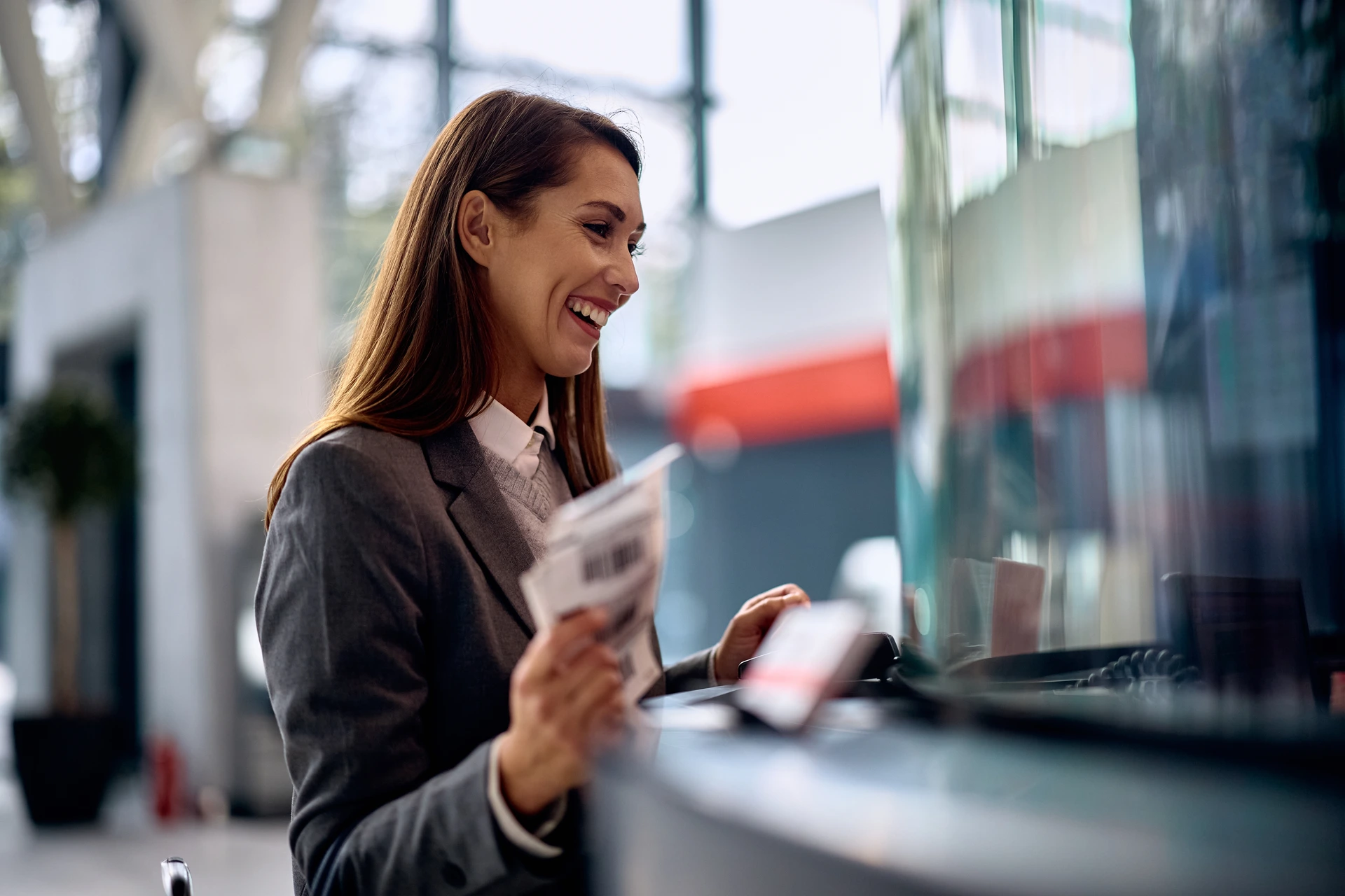 Gestión de cambios de billetes por teléfono